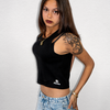 Essential Croptop Black