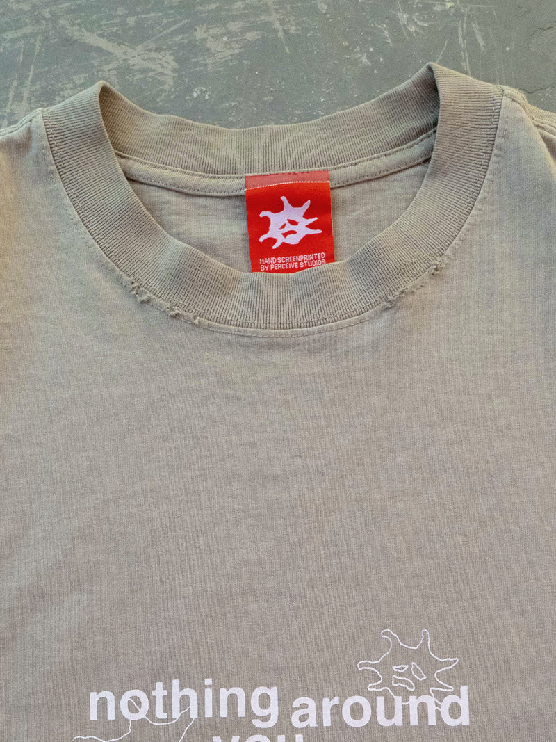 Quote Tee Faded Eucalyptus
